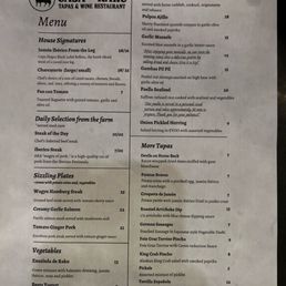 Menu Menu