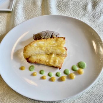 Crow's Nest - My halibut dish - French Near Me - Anchorage, Alaska