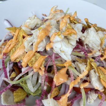 Foxy's Harbor Grille - Kani salad. Delish - Seafood Near Me - St Michaels, Maryland