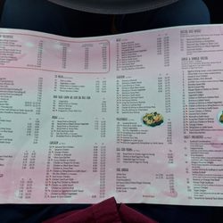 Six Happiness - Menu (as of August 2025)