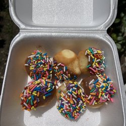 Chocolate sprinkle holes