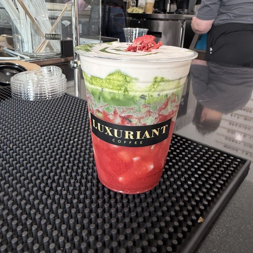 Strawberry shortcake matcha