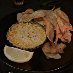 Crab dip - cheesy not creamy, slightly spicy, and yummy!