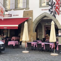 La Brasserie - Attractive dining on Murten's main street