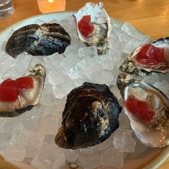 Coquine - oysters with sherry gelee - New American Near Me - Portland, Oregon Coquine - oysters with sherry gelee - New American Near Me - Portland, Oregon