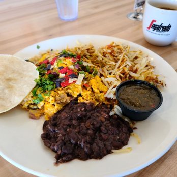 Jam + Toast - Migas ! With chorizo spicy and delicious! - Breakfast & Brunch Near Me - Irving, Texas