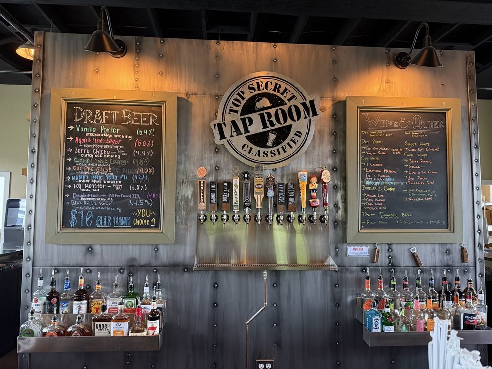 Top Secret Tap Room Logo