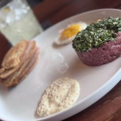 2nd - Beef tartare with Summer Daze cocktail