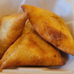 Beef Samosa, $4 each or 3 for $10