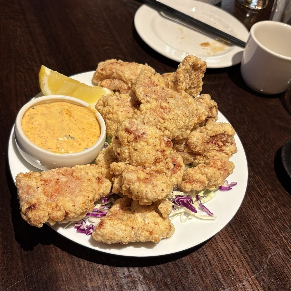 Akira - Another shot of Karage Chicken - ginger aioli had a little spice the tofu on the side Dunbury went excellent with the car dipping sauce. - Sushi Bars Near Me - Eugene, Oregon