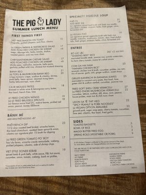Menu photo 6 The Pig & The Lady Honolulu, HI Menu photo 6 The Pig & The Lady Honolulu, HI