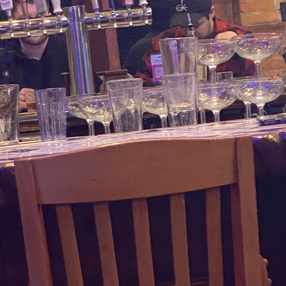 Margaritas Mexican Restaurant - So many empty glasses at the bar. They just stacked them up. - Mexican Near Me - Nashua, New Hampshire