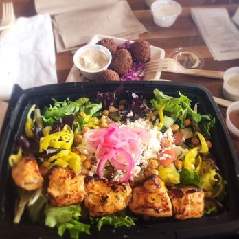 Luna Grill Market Place - Mediterranean salad - Greek Near Me - Irvine, California