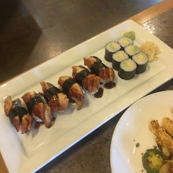 Edamame Sushi - Nigiri eel and avacado roll - Sushi Bars Near Me - Madison Heights, Michigan