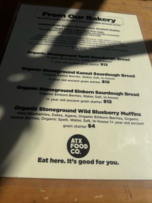 Menu photo 1 ATX Food Co Austin, TX