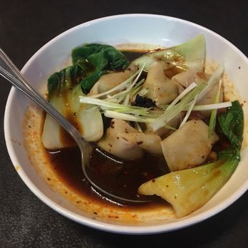 The Joy Luck - Spicy Wontons -- new favorite as an entree with some rice on the side! - Taiwanese Near Me - Louisville, Kentucky