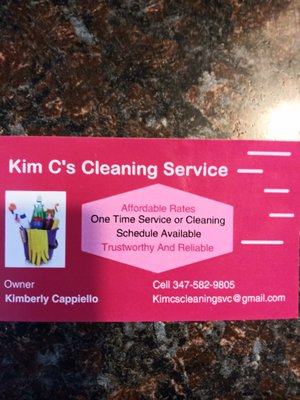 Kim C"s Cleaning Service
