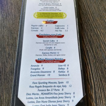 Sabores Tapas Bar - Desert Menu - Tapas Bars Near Me - Arlington, Virginia Sabores Tapas Bar - Desert Menu - Tapas Bars Near Me - Arlington, Virginia
