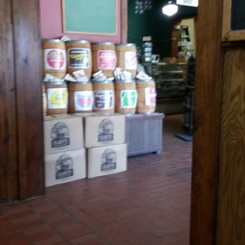 Peppermint Village - Candy barrels (view from inside the ice cream side). - Bakeries Near Me - Waterford Township, Michigan