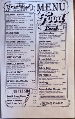 Menu photo 4 Brewed Awakening Big Pine, CA Menu photo 4 Brewed Awakening Big Pine, CA