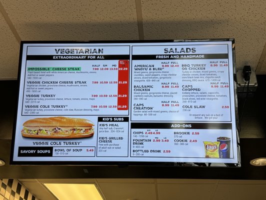 Menu photo 2 Capriotti's Sandwich Shop Sparks, NV Menu photo 2 Capriotti's Sandwich Shop Sparks, NV