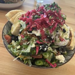 Medi bowl with gyro meat Medi bowl with gyro meat