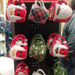 Williams-Sonoma - These look like high-quality mugs. Also love the Black Santa. Representation matters.