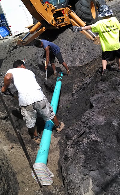 Slide of Terry Gallagher Plumbing