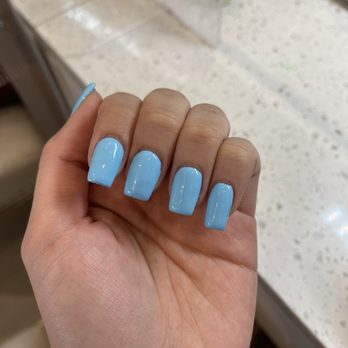 Blume Nails Spa - Obviously crooked and almost coffin. - Nail Salons Near Me - Solon, Ohio