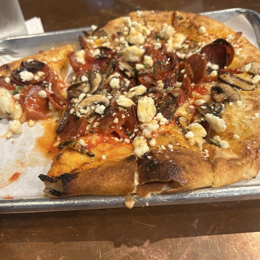 The Stillery - Hot Honey Pepperoni Pizza - New American Near Me - Nashville, Tennessee The Stillery - Hot Honey Pepperoni Pizza - New American Near Me - Nashville, Tennessee
