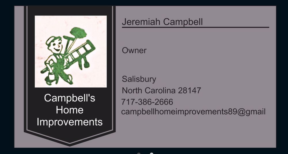 Slide of Campbell's Home Improvements