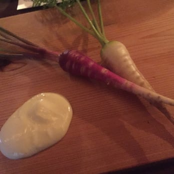 Living Kitchen Farm & Dairy - Heirloom carrots and wild garlic aioli - New American Near Me - Depew, Oklahoma Living Kitchen Farm & Dairy - Heirloom carrots and wild garlic aioli - New American Near Me - Depew, Oklahoma