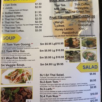 Sri Thai Restaurant - Menu - Thai Near Me - West Haven, Connecticut