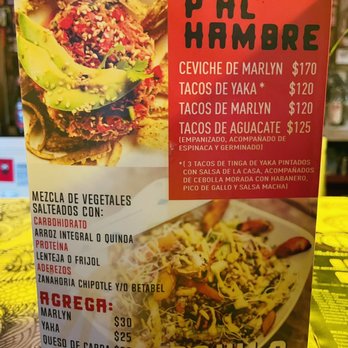 Atico - Menu 11/2022 - Hookah Bars Near Me - Sayulita, NAY