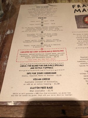 Menu photo 4 Franco Manca London, XGL