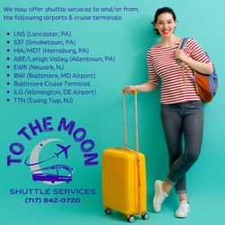 To the Moon Shuttle Services - Choose an approved shuttle service so you can enjoy your vacation!