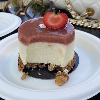Maison Alyzee - Strawberry Rhubarb Cheesecake - Bakeries Near Me - Mountain View, California Maison Alyzee - Strawberry Rhubarb Cheesecake - Bakeries Near Me - Mountain View, California
