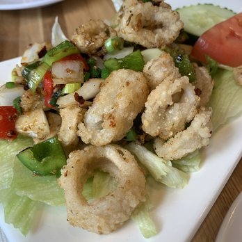 Pho Zabb - S&S calamari - Asian Fusion Near Me - Boston, Massachusetts