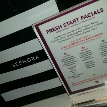 SEPHORA - Perk Facial,complementary 20 mini facial if you spend over $75 - Cosmetics & Beauty Supply Near Me - Pasadena, California