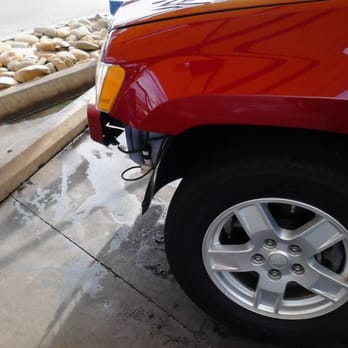 3 Minute Magic Car Wash - The powerful brushes ripped off this ladies front bumper - Car Wash Near Me - Knoxville, Tennessee