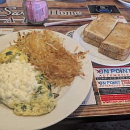 Spinach and Feta Omelette Spinach and Feta Omelette