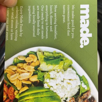 Made Foods - Flyer - Food Delivery Services Near Me Made Foods - Flyer - Food Delivery Services Near Me