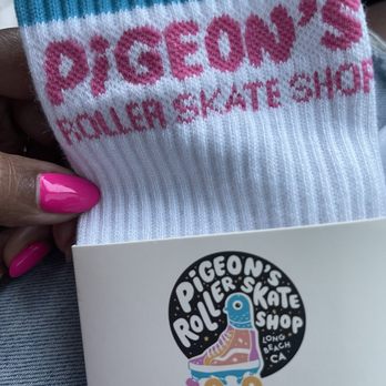 Pigeon's Roller Skate Shop - Purchased socks to try on skates - Skate Shops Near Me - Long Beach, California Pigeon's Roller Skate Shop - Purchased socks to try on skates - Skate Shops Near Me - Long Beach, California