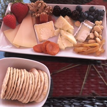Mumm Napa - Cheese plate that is able to be ordered if you sit on the Oak Terrace. - Wine Tasting Room Near Me - Rutherford, California