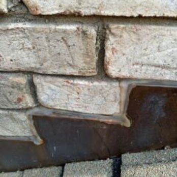 The Chimney Wizard - Flashing sealant often shrinks and breaks the seal. Allows more water penetration. - Chimney Sweeps Near Me - Raleigh, North Carolina The Chimney Wizard - Flashing sealant often shrinks and breaks the seal. Allows more water penetration. - Chimney Sweeps Near Me - Raleigh, North Carolina