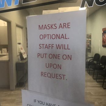 Any Lab Test Now Scottsdale - Masks "optional" in a healthcare setting? What??? - Laboratory Testing Near Me - Scottsdale, Arizona Any Lab Test Now Scottsdale - Masks "optional" in a healthcare setting? What??? - Laboratory Testing Near Me - Scottsdale, Arizona