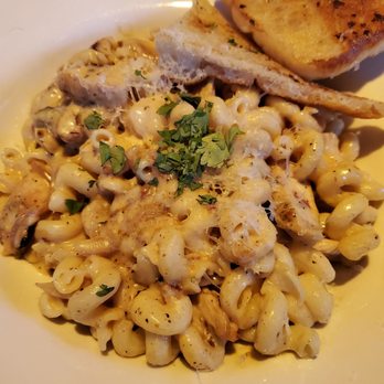 Bubba's 33 - Chipotle chicken + shrimp pasta: chicken, shrimp, peppers, onions + mushrooms in a spicy chipotle cream sauce, topped w/cilantro + parm. - Pizza Near Me - Chesapeake, Virginia Bubba's 33 - Chipotle chicken + shrimp pasta: chicken, shrimp, peppers, onions + mushrooms in a spicy chipotle cream sauce, topped w/cilantro + parm. - Pizza Near Me - Chesapeake, Virginia