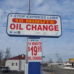 1 Stop Express Lube - 10 min oil change for under $20!