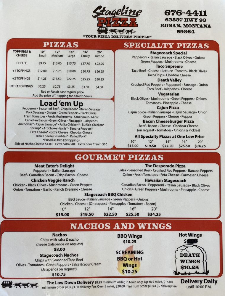 Stageline Pizza Logo
