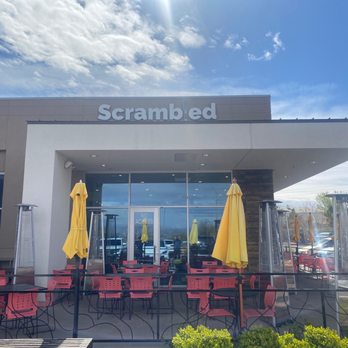 Scrambled - Exterior of house and outdoor patio seating - Breakfast & Brunch Near Me - Henderson, Nevada Scrambled - Exterior of house and outdoor patio seating - Breakfast & Brunch Near Me - Henderson, Nevada